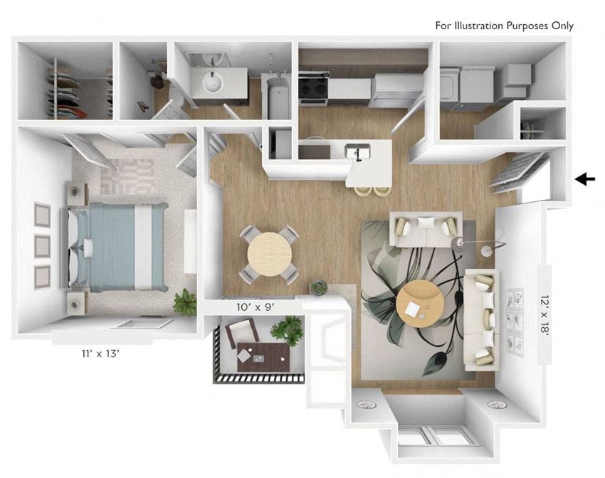 The Shore 1 BR 1 BA